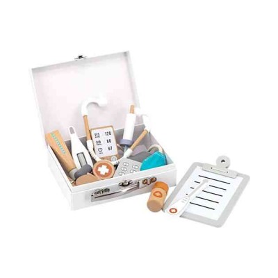 Set Valigetta del Dottore in Legno - Include tanti elementi per stimolare la creatività!
